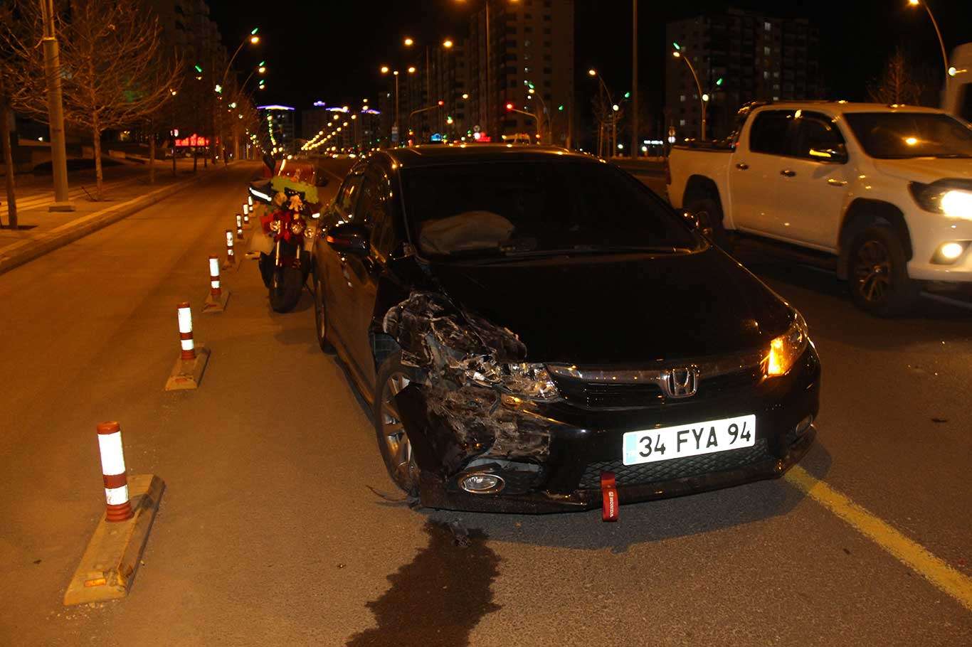 Diyarbakır'da 2 ayrı trafik kazasında bir kişi yaralandı